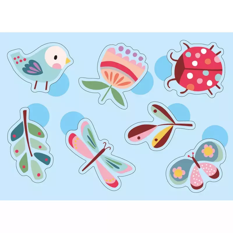 100 db-os matrica készlet, Természet Auzou alternatív kép 2