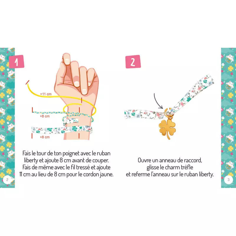 Kawaii cica ékszerkészítő készlet Auzou – alternatív kép 2