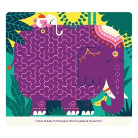   Letörölhető fejtörő feladatkártyák, Labirintusok a világ körül Auzou