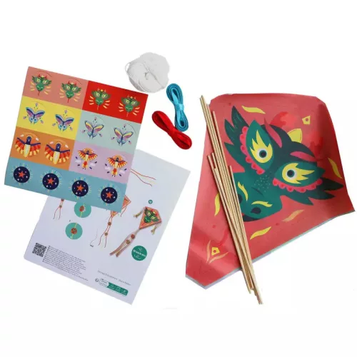 Papírsárkány készítő kreatív készlet Auzou