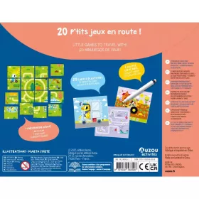 Letörölhető fejtörő feladatkártyák, Utazások Auzou