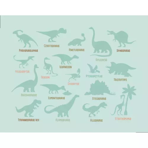 Mágneses készségfejlesztő doboz, Dinoszauruszok Auzou