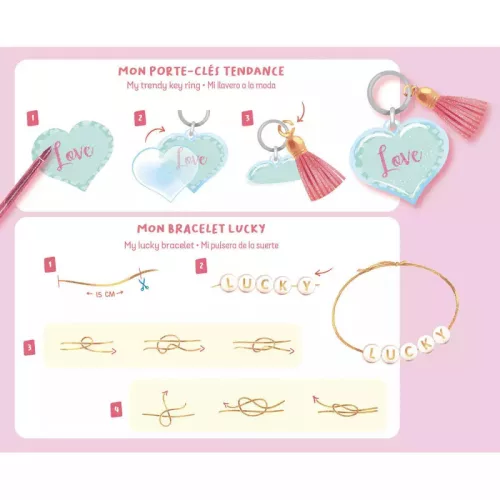 Szerencsehozó ékszerkésztő készlet Auzou