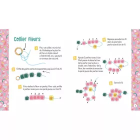   Gyöngyfűző ékszerkészítő készlet, trópusi színek Auzou