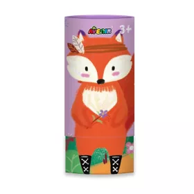   Rókás 3 az-1-ben zsírkréta készlet kiszínezhető poszterrel, 12 db-os Avenir