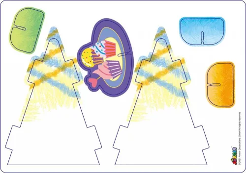 Kreatív színező készlet méhviasz krétával, Piknikezés Avenir
