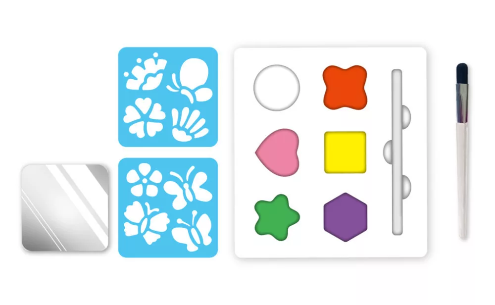 Arcfestő készlet stencillel, Természet Avenir alternatív kép 1