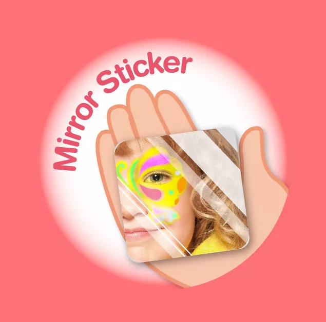 Arcfestő készlet stencillel, Természet Avenir alternatív kép 2