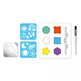 Arcfestő készlet stencillel, Csillagok Avenir