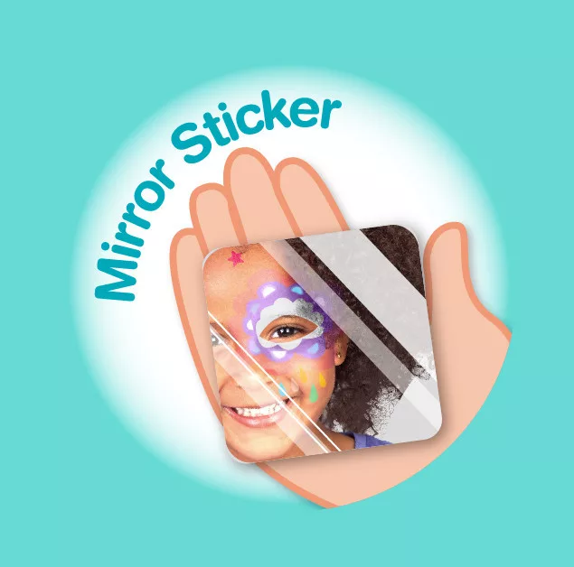 Arcfestő készlet stencillel, Csillagok Avenir alternatív kép 2