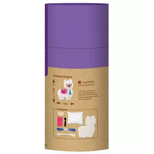 Varrható plüss kulcstartó Láma Avenir