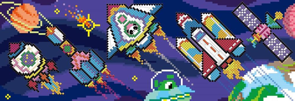 AVENIR KIDS® Pixel technika Űrhajó Avenir, alternatív kép 2
