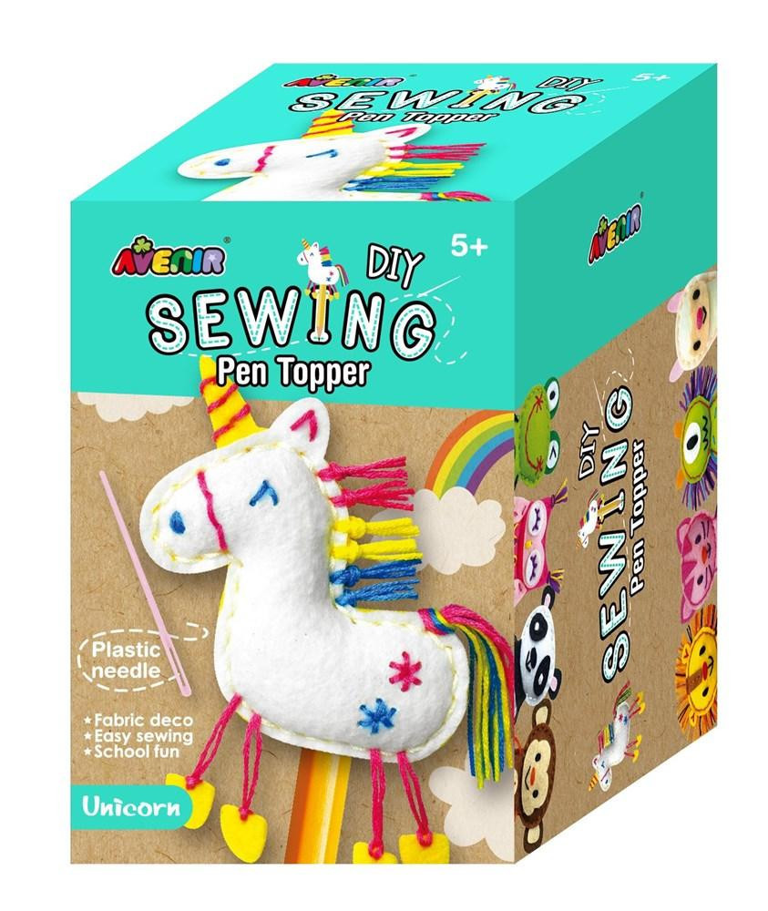 Avenir Kids® Plüss ceruzadísz varrás, unikornis Avenir, fő nézet
