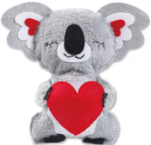 Avenir Plüss varrás Koala szívvel Avenir, 6–8 év, Többszínű