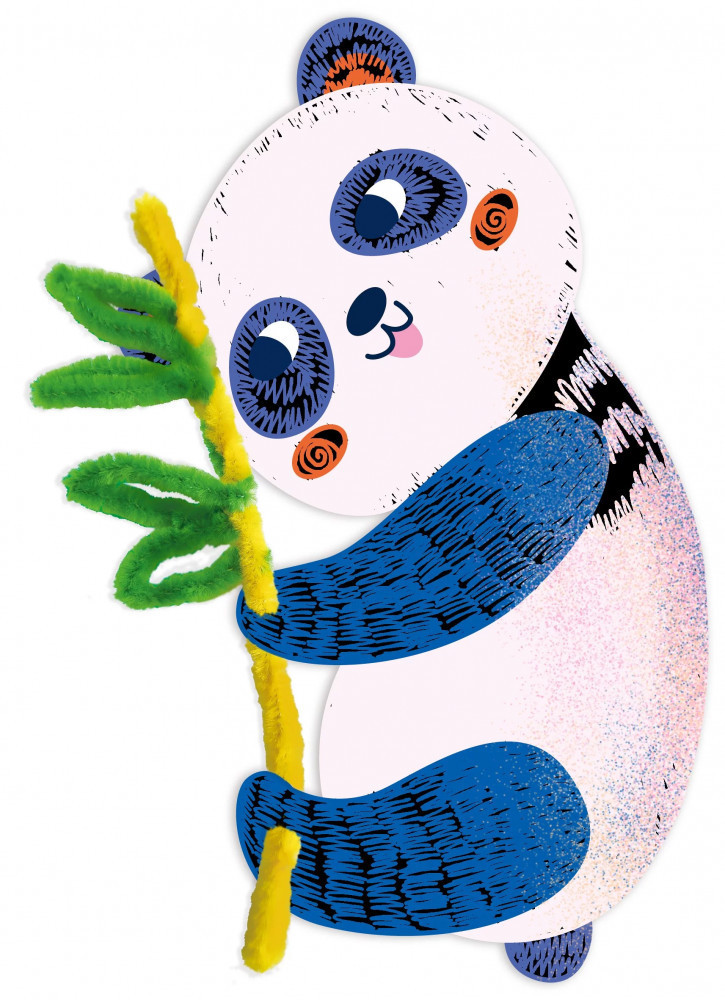 Avenir Kids® Képkarctechnika, Fuzzy Panda macik Avenir, alternatív kép 3