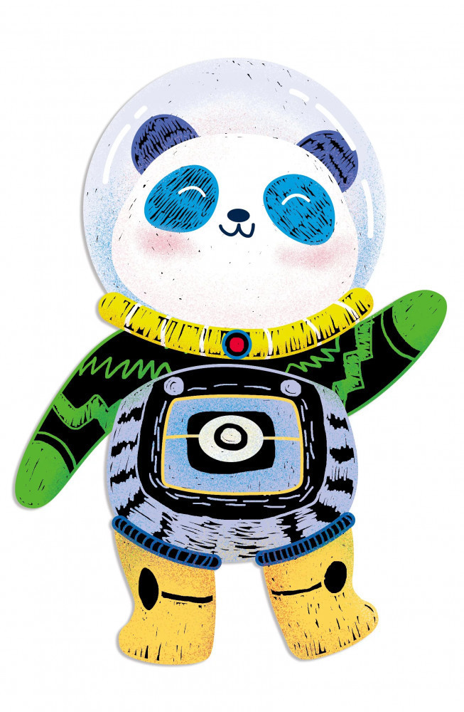 Avenir Kids® Képkarctechnika, Fuzzy Panda macik Avenir, alternatív kép 6