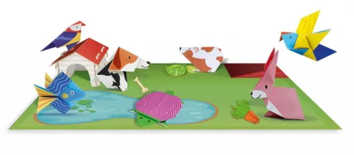 Avenir Origami állatok, Kis kedvencek Avenir, 3–5 év, Többszínű