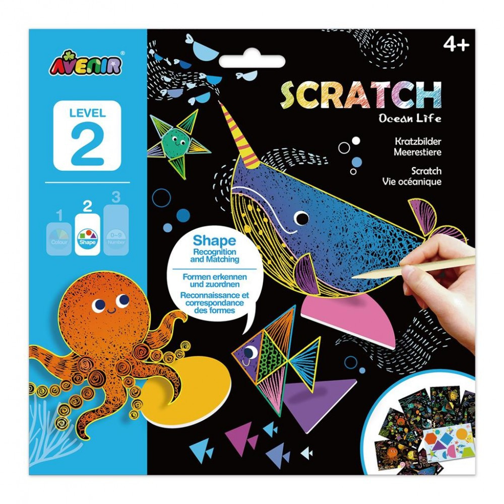 Avenir Kids® Karckép készítő formakereső játék, Óceán Avenir, fő nézet