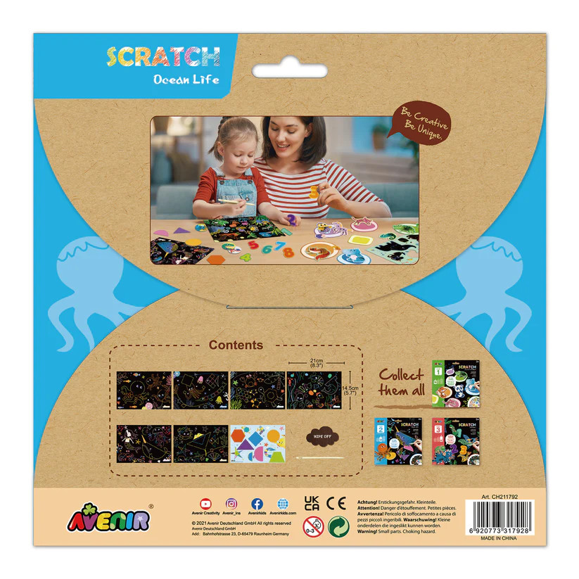 Avenir Kids® Karckép készítő formakereső játék, Óceán Avenir, alternatív kép 1