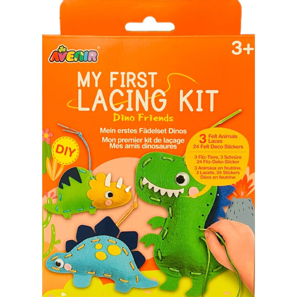 Avenir Kids® Első varrós készletem,Dinoszauruszok Avenir, fő nézet