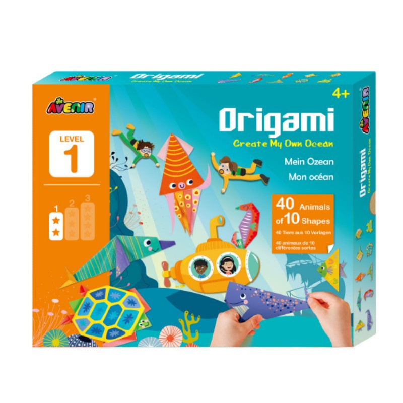 Avenir Origami készlet, Az óceán állatai Avenir, fő nézet
