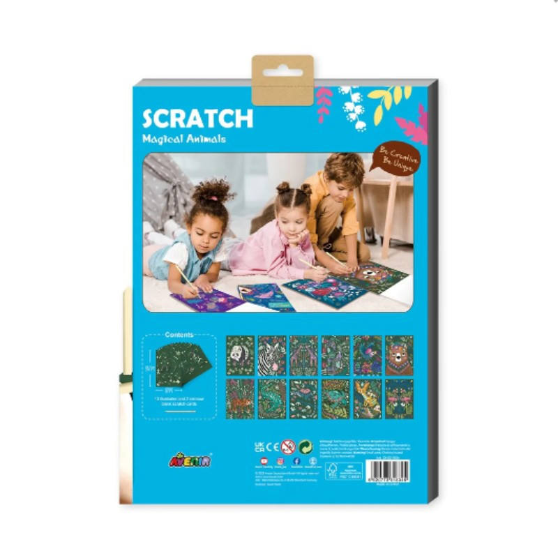 Avenir Kids® Karckép könyv A4 méretű, Varázslatos állatok, alternatív kép 6