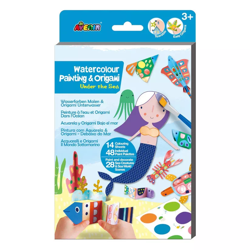 Akvarell festő és origami készlet, Óceán Avenir fő kép