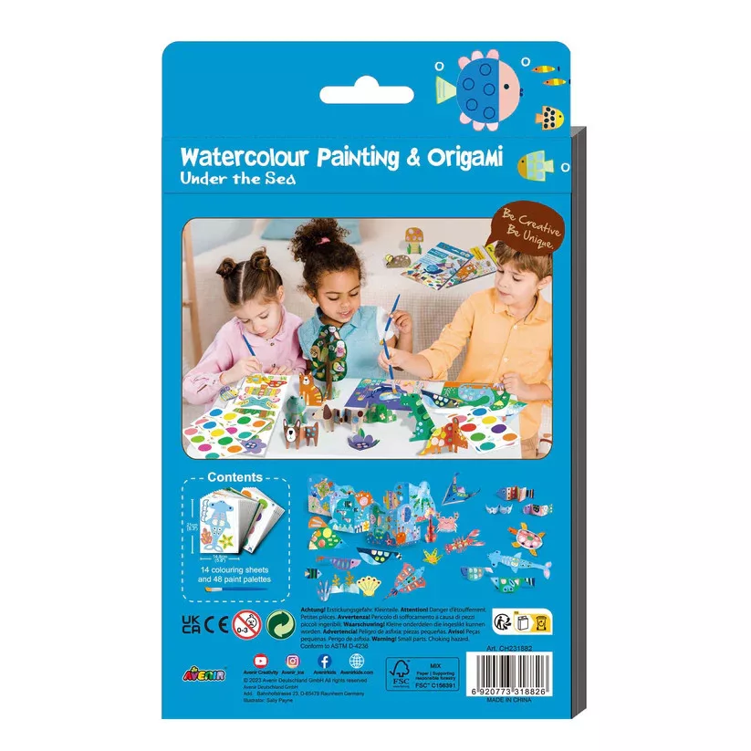 Akvarell festő és origami készlet, Óceán Avenir alternatív kép 1