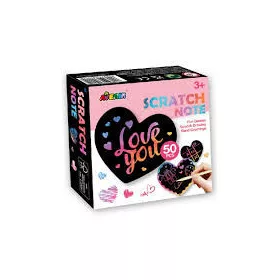 Szív alakú karckép jegyzettömb Avenir