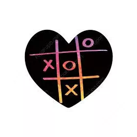 Szív alakú karckép jegyzettömb Avenir