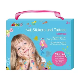 Tetováló és körömmatrica készlet, Sellők Avenir