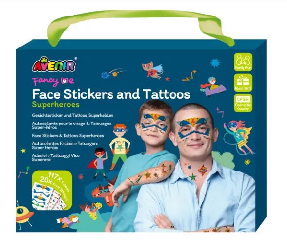 Arcmatrica és tetováló készlet, Szuperhősök Avenir fő kép
