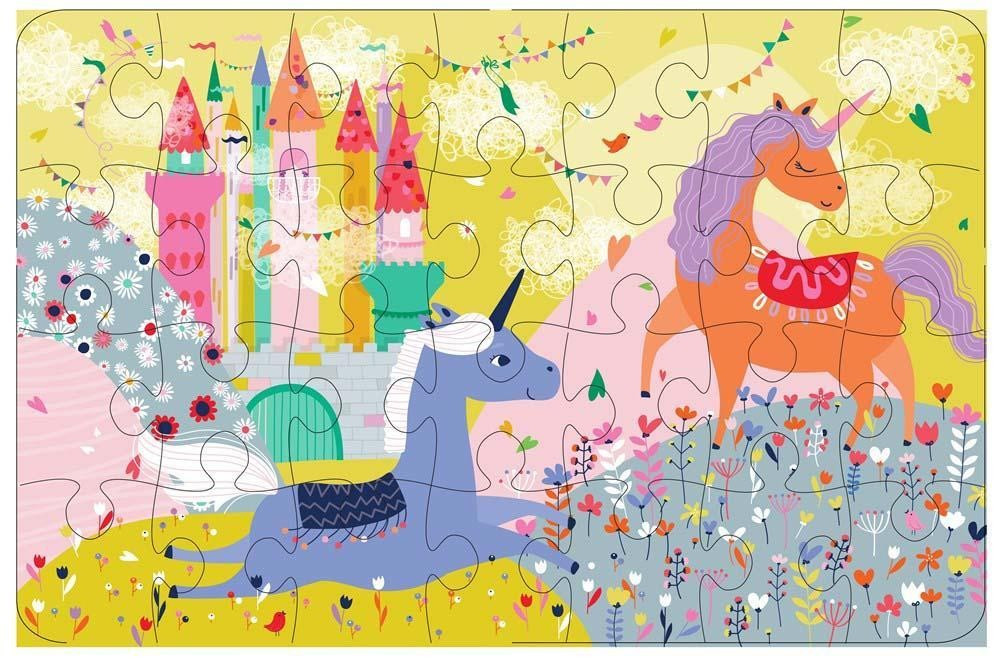 Avenir Kids Puzzle Unikornis 28 db-os Avenir, alternatív kép 2