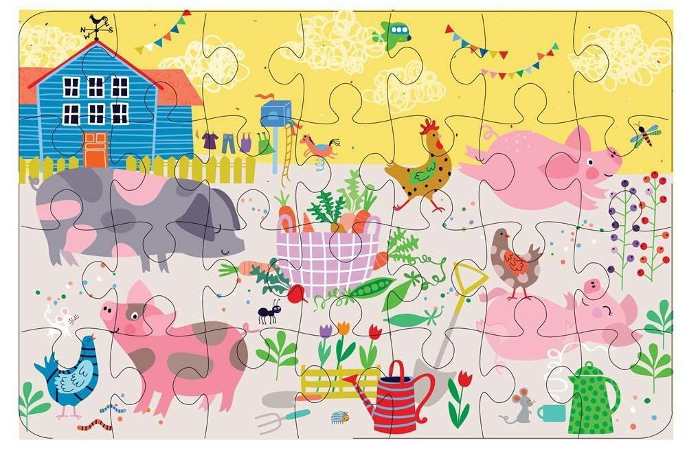 Avenir Kids Puzzle Farm 28 db-os Avenir, alternatív kép 2