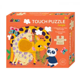 Készségfejlesztő tapintós puzzle, Dzsungel Avenir
