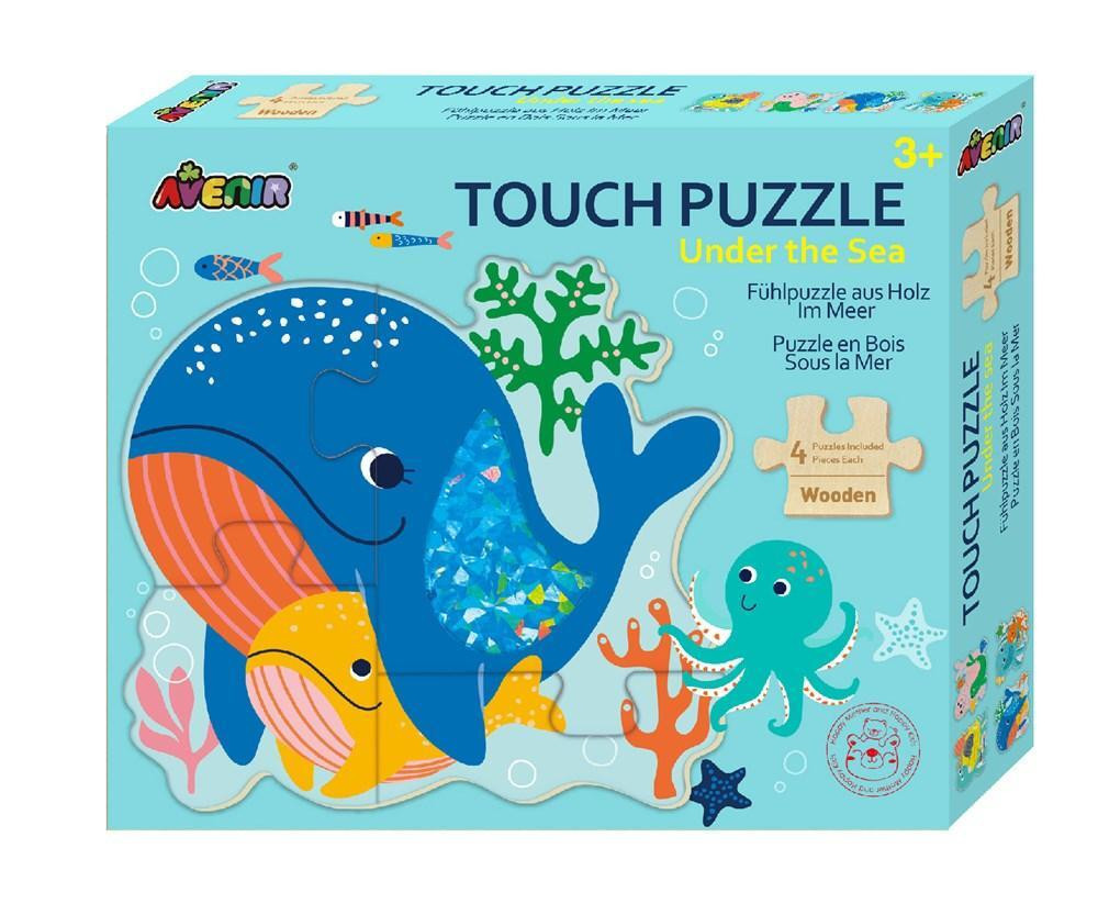 Készségfejlesztő tapintós puzzle, A tengerben Avenir – fő nézet