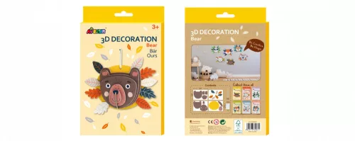 3D dekorációs puzzle, Maci Avenir