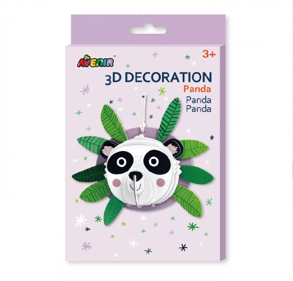 3D dekorációs puzzle, Panda Avenir fő kép