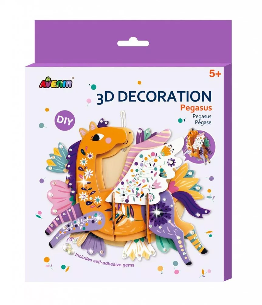 3D dekorációs puzzle, Unikornis Avenir fő kép