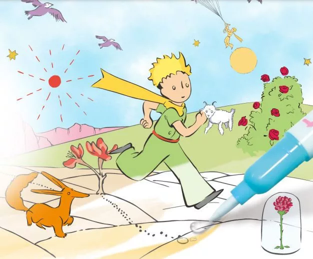 A kis herceg mágikus vízzel festő könyv Avenir alternatív kép 2