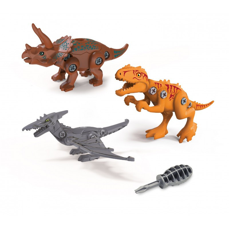 BUKI Dinoszaurusz építő készlet, 3 modell BUKI, alternatív kép 1