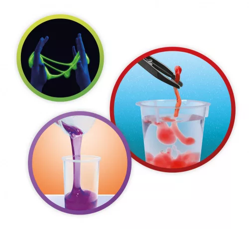 BUKI Mega slime kísérletező készlet BUKI, 6–8 év, Többszínű