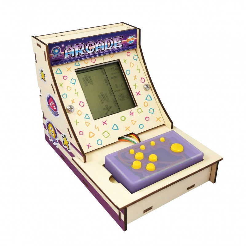 BUKI Mini összeépíthető Arcade játékgép 12 játékkal BUKI, alternatív kép 1