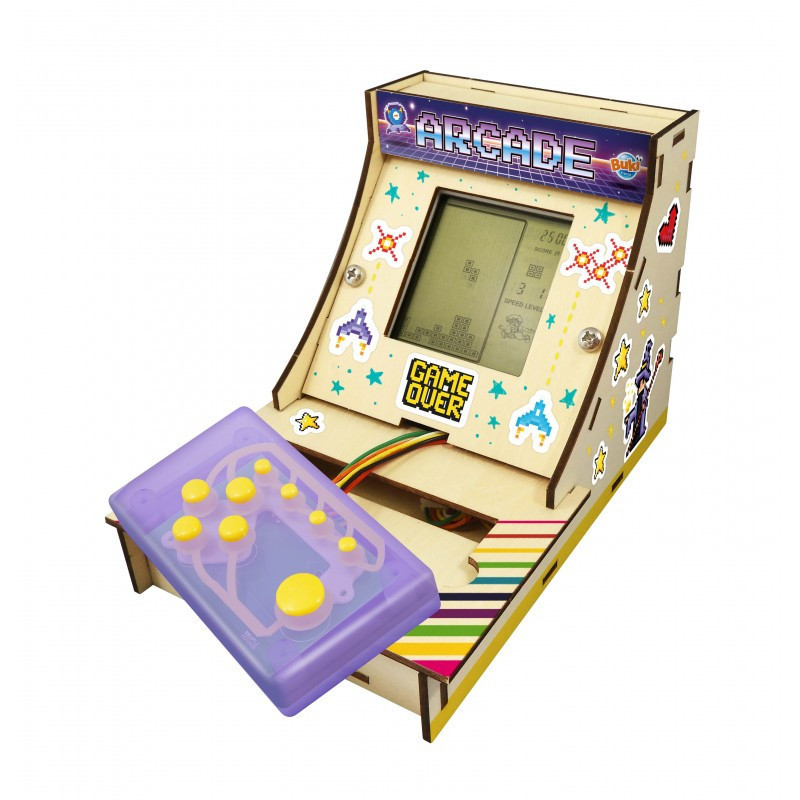 BUKI Mini összeépíthető Arcade játékgép 12 játékkal BUKI, alternatív kép 2