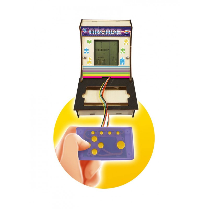 BUKI Mini összeépíthető Arcade játékgép 12 játékkal BUKI, alternatív kép 4