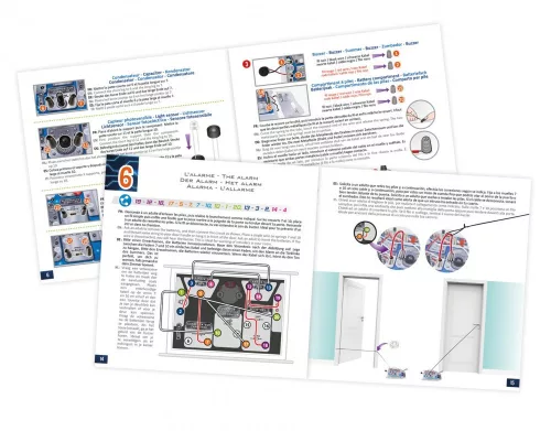 BUKI Mini Lab Elektronika BUKI, 6–8 év, Többszínű
