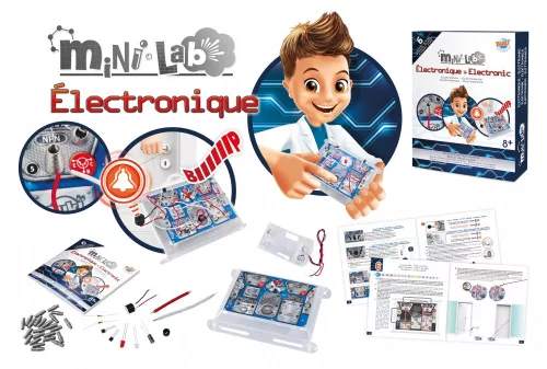 BUKI Mini Lab Elektronika BUKI, 6–8 év, Többszínű