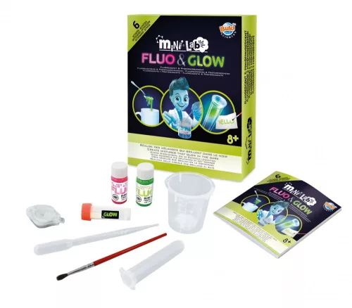 BUKI Mini Lab, Foszforeszkáló és világító készlet BUKI, 6–8 év, Többszínű