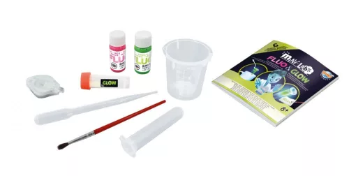 BUKI Mini Lab, Foszforeszkáló és világító készlet BUKI, 6–8 év, Többszínű