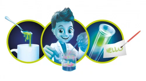 BUKI Mini Lab, Foszforeszkáló és világító készlet BUKI, 6–8 év, Többszínű